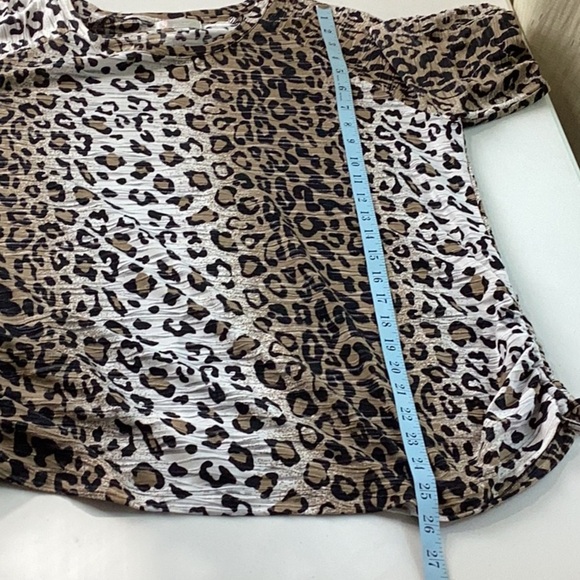 Erm London Cheetah Print Blouse, Women’s Size Large. - Picture 11 of 12